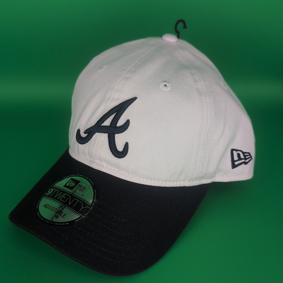 New Era Other - Atlanta Braves New Era 9Twenty Hat Navy Blue White Adult Adjustable Cap NWT